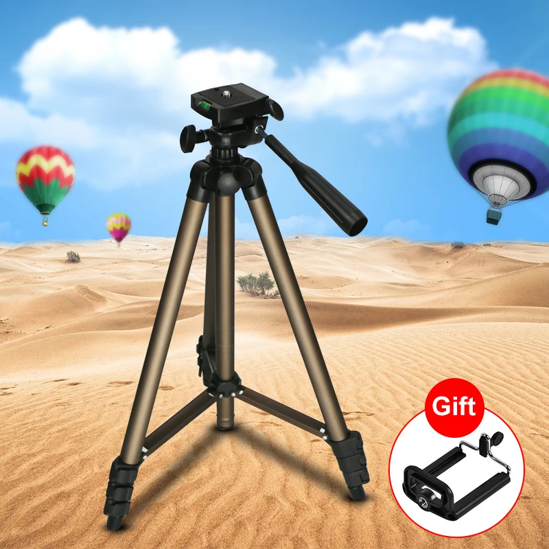 WT3130 Профессиональный штатив для камеры Canon Nikon Sony DSLR камера видеокамера мини