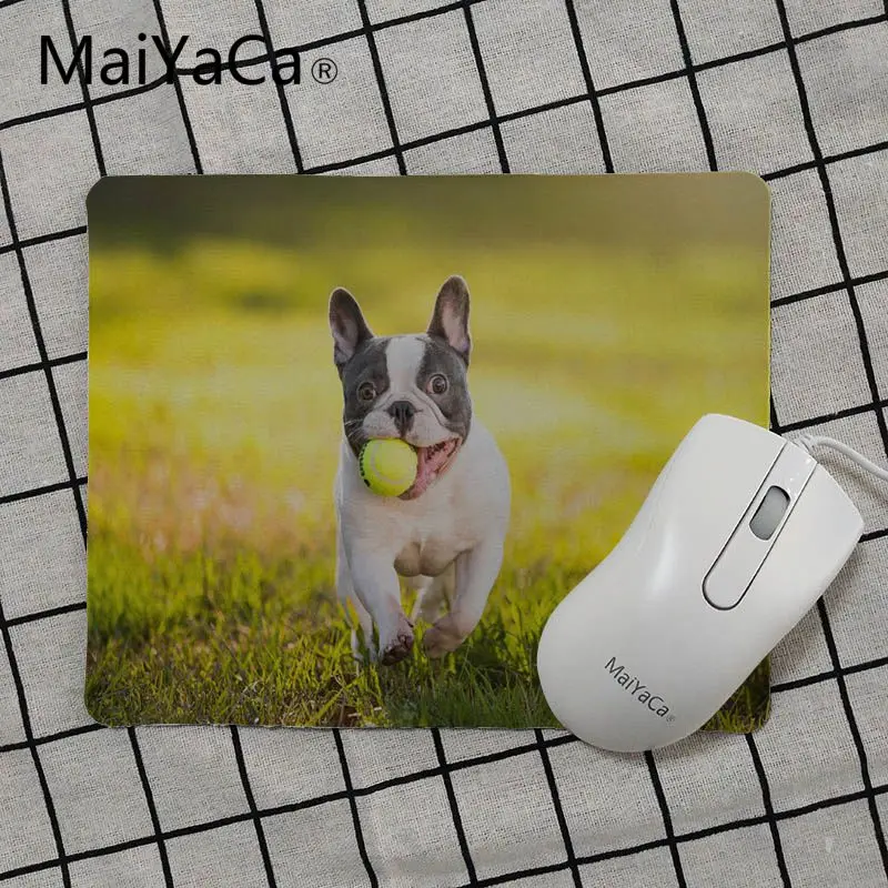 MaiYaCa французский бульдог Kawai Dog маленький коврик для мыши компьютерный гладкий