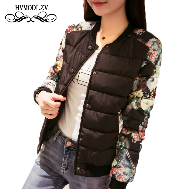 Новинка 2017 зимняя тонкая хлопковая куртка для женщин женская куртка-бомбер с