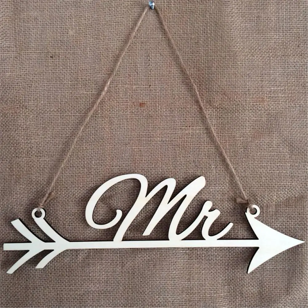 2019 1 пара Mr & Mrs Arrow Signs стула для свадебной вечеринки декорация фотосъемки