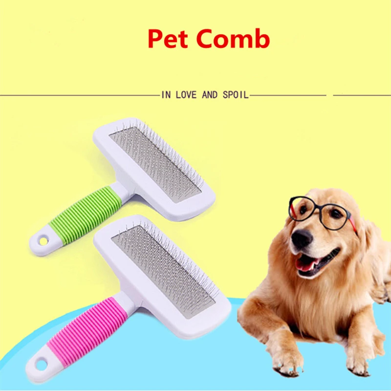 Щетка для ухода за собакой щетка удаления волос домашних животных расческа собак