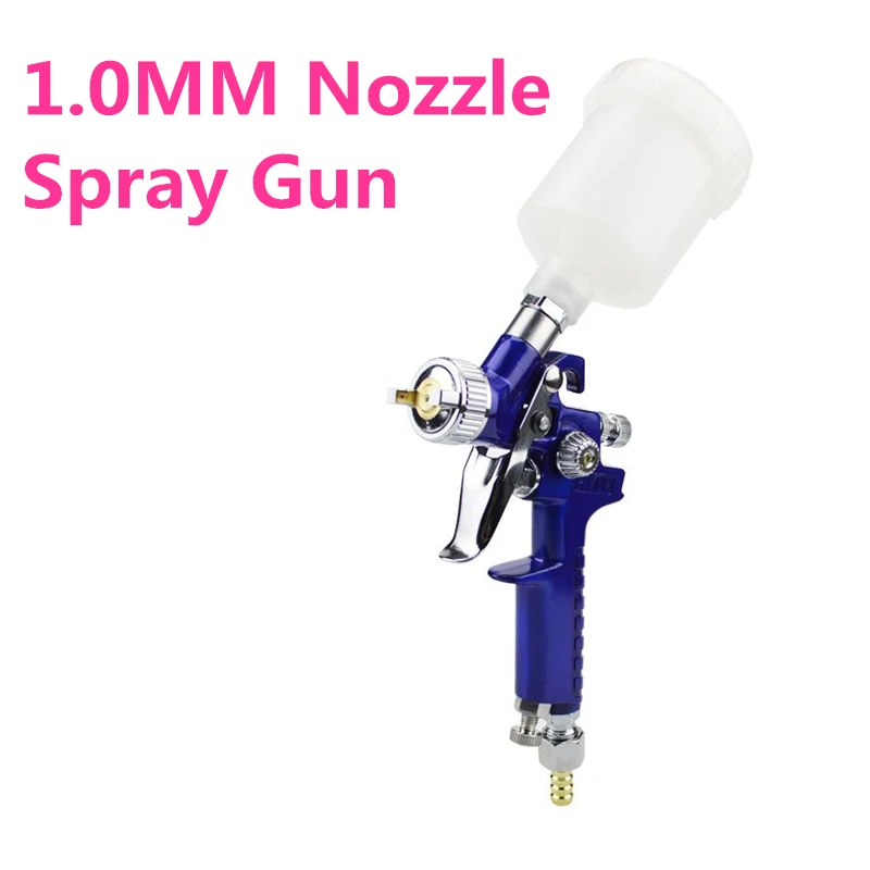 H2000 Spray Gun AETool 0,8 мм/1,0 мм сопло H-2000, профессиональный HVLP распылитель, мини воздушные краскопульты, аэрограф для окрашивания автомобиля - Цвет: H2000 Spray Gun