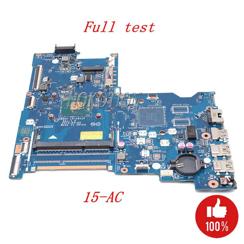 Материнская плата NOKOTION ABQ52 для ноутбуков HP материнская 15 AC DDR3 815248 501 001 815249 Полная