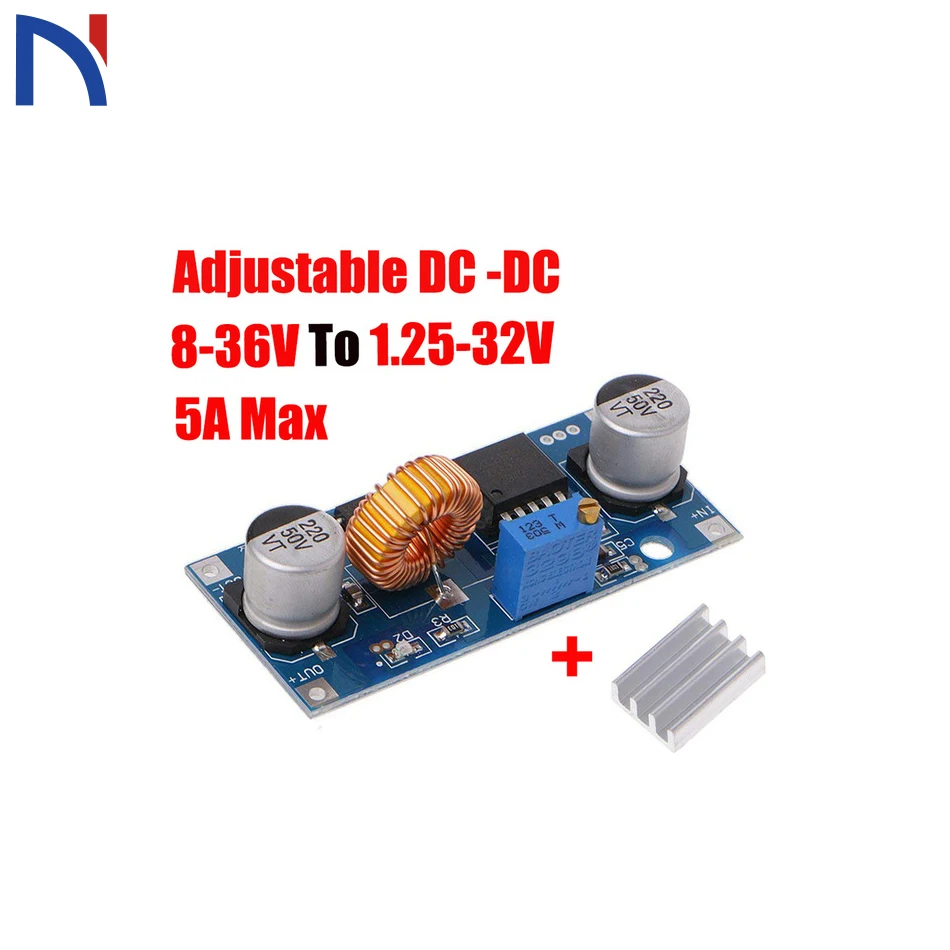 XL4015 DC в Dc литиевая батарея понижающая плата для зарядки светодиодный