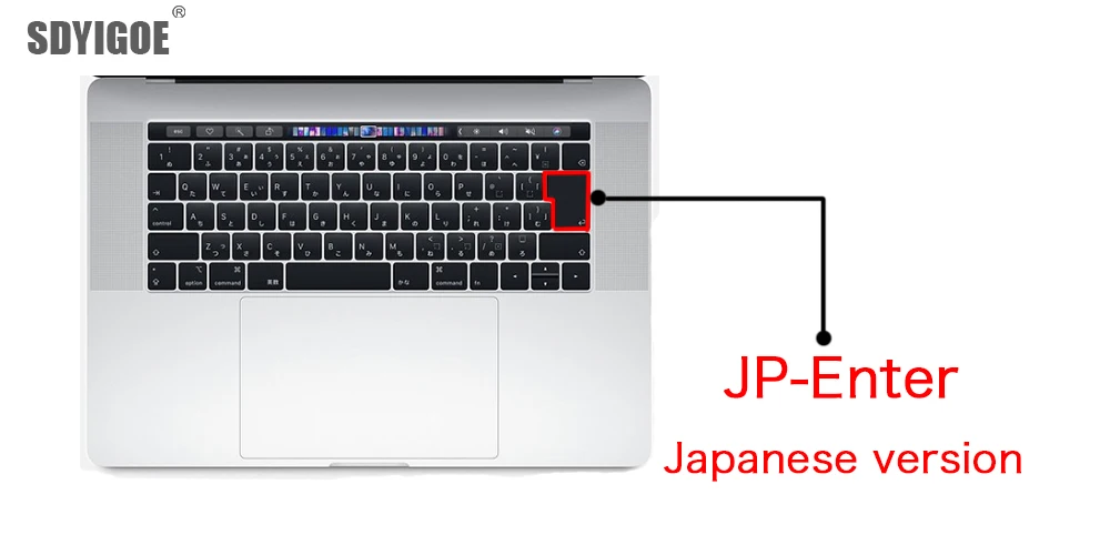 Японская версия клавиатура крышка в ноутбук клавиатура Чехлы для Mac book touch bar 13 15 дюймов Клавиатура для ноутбука Чехлы Чехол