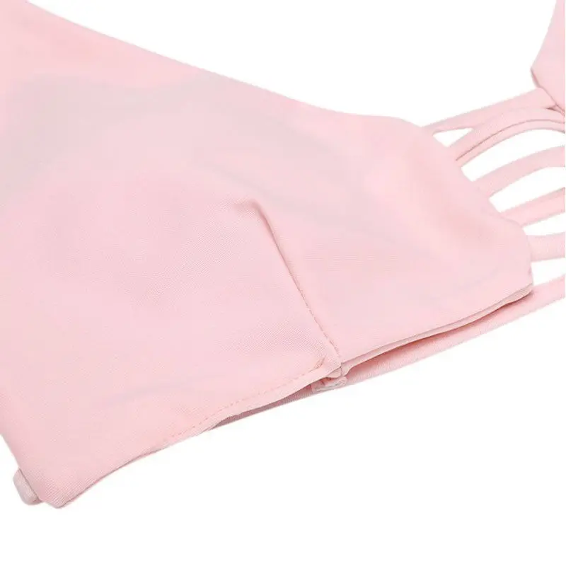 2018 летний женский комплект бикини с чашками пуш ап кружевной купальник купальный