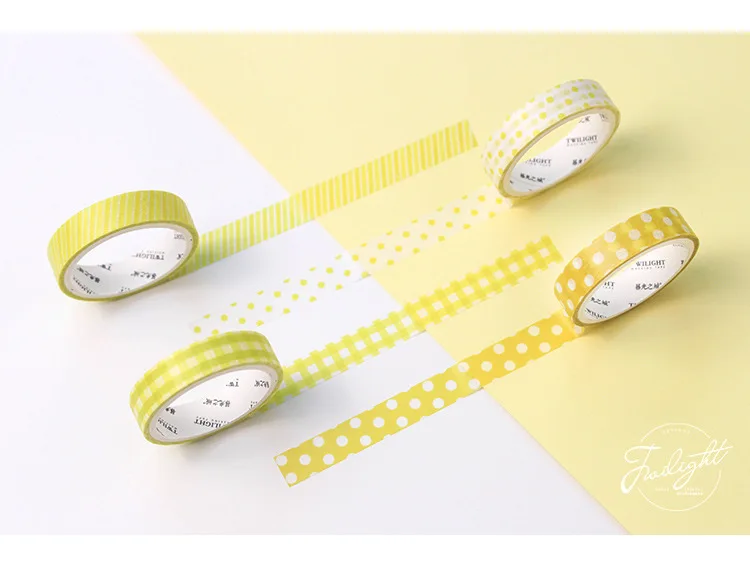 4 шт./кор. 9 мм* 3 м дневник лента для декорации Washi Скрапбукинг DIY Стикеры клейкая лента изоляционная лента канцелярские принадлежности - Цвет: A4