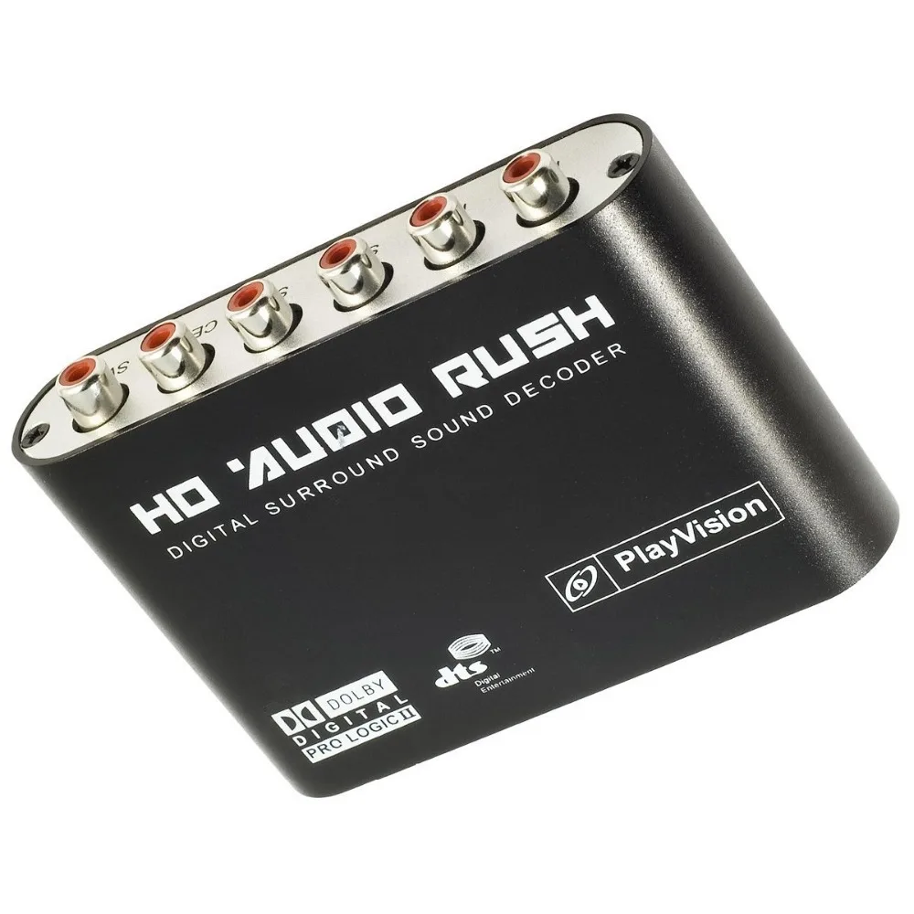 DTS AC3 5 1 CH SPDIF коаксиальный цифровой аудио DTS/AC 3 аналоговый декодер конвертер RCA