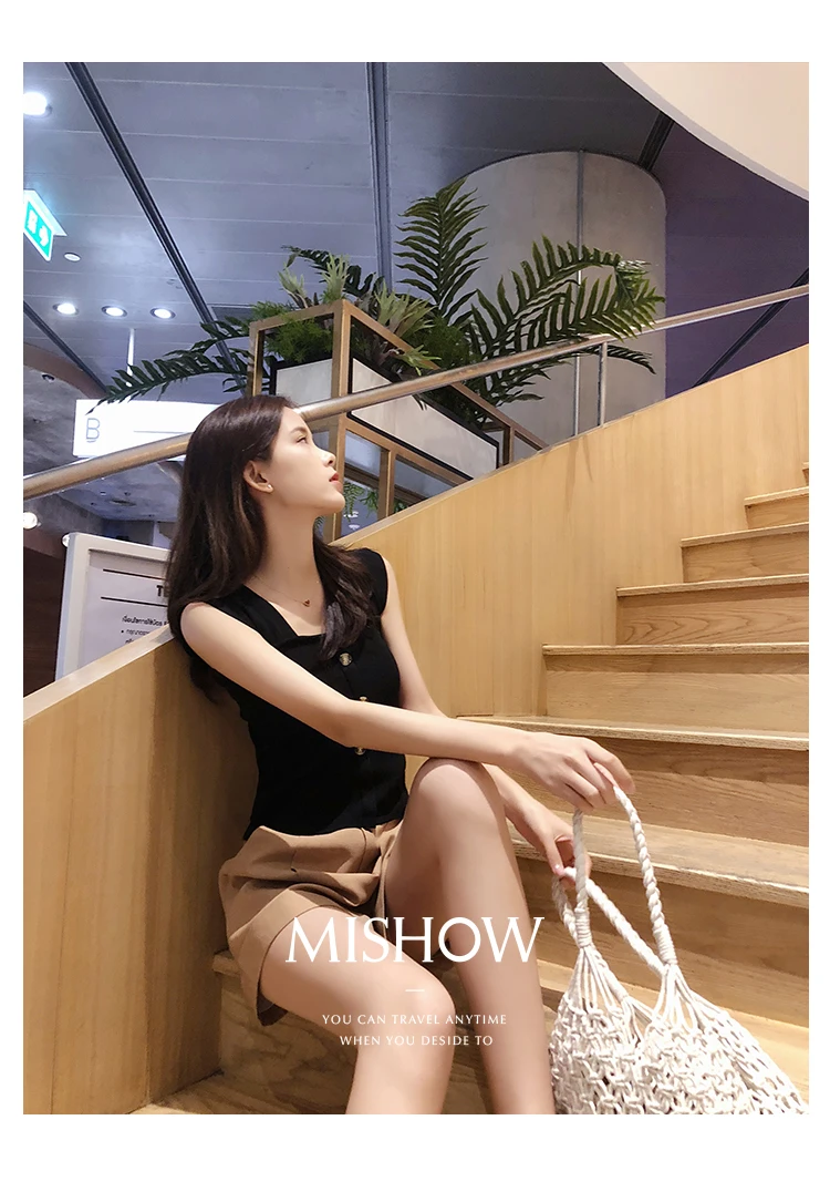 Mishow Модная блузка на бретелях MX18B5313