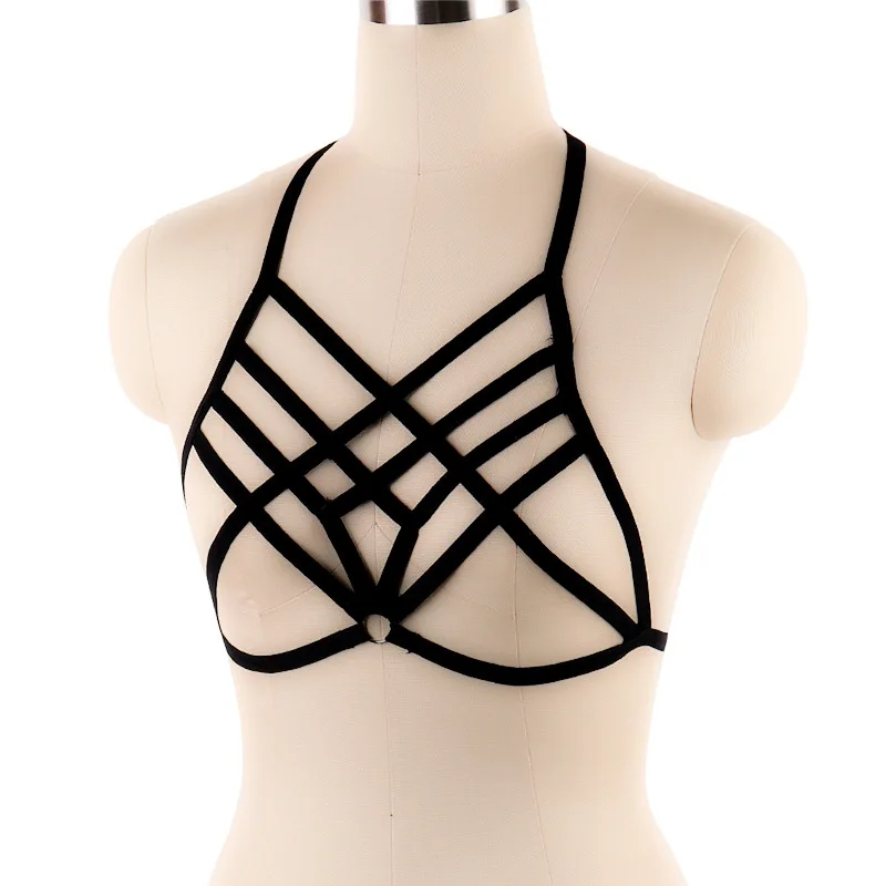 Сексуальный бюстгальтер на бретелях Клубная одежда для женщин женский