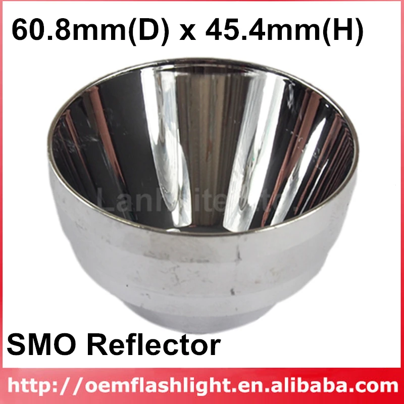 

60.8mm(D) x 45.4mm(H) SMO Reflector for Cree XM-L (1 pc)