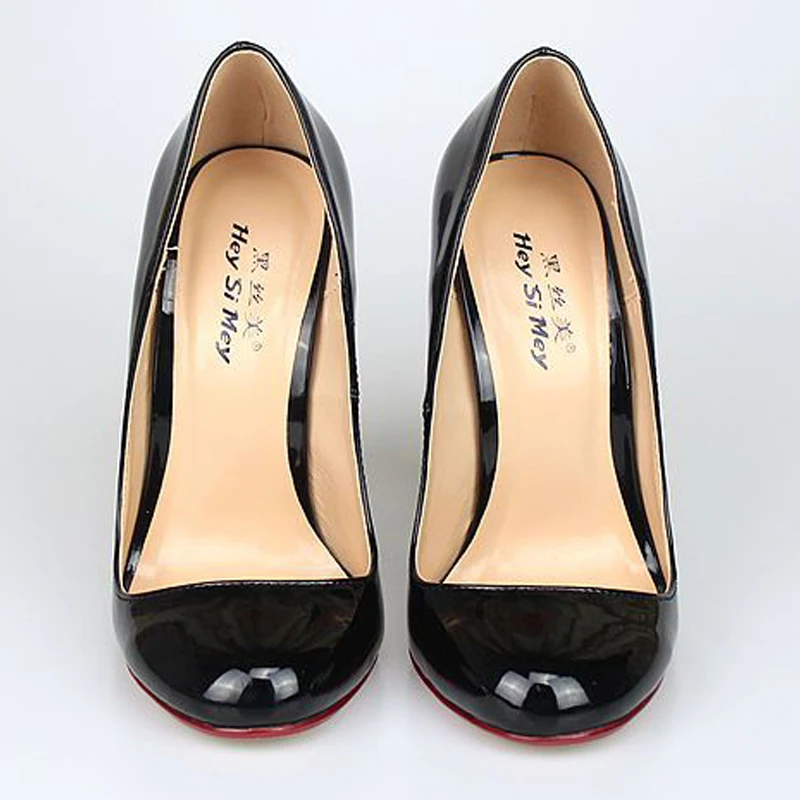 Tacones mujer/женские туфли на высоком каблуке большие размеры 40 46 женские лодочки