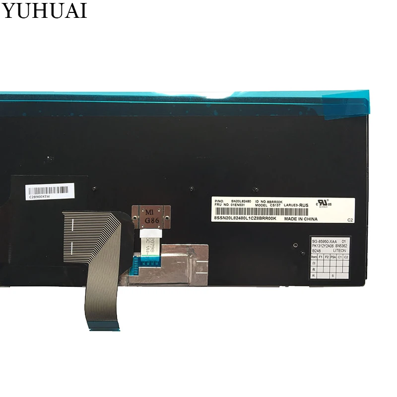 Русский/RU Клавиатура для ноутбука lenovo ThinkPad L440 L450 L460 T431 T431S T440 T440P T440S T450 T450S E431 E440 Non-подсветка