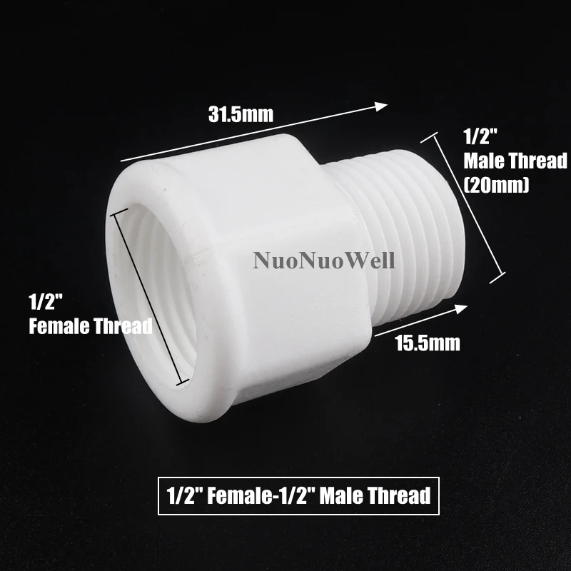 1I2 Female-1I2 Male 5pcs/lot 1/2" 3/4" 1" Male/Female Thread Reducer Joint Bushing Joint Garden Irrigation Fittings Water Pipe Connector Repair Tool - Цвет: 1I2 Female-1I2 Male