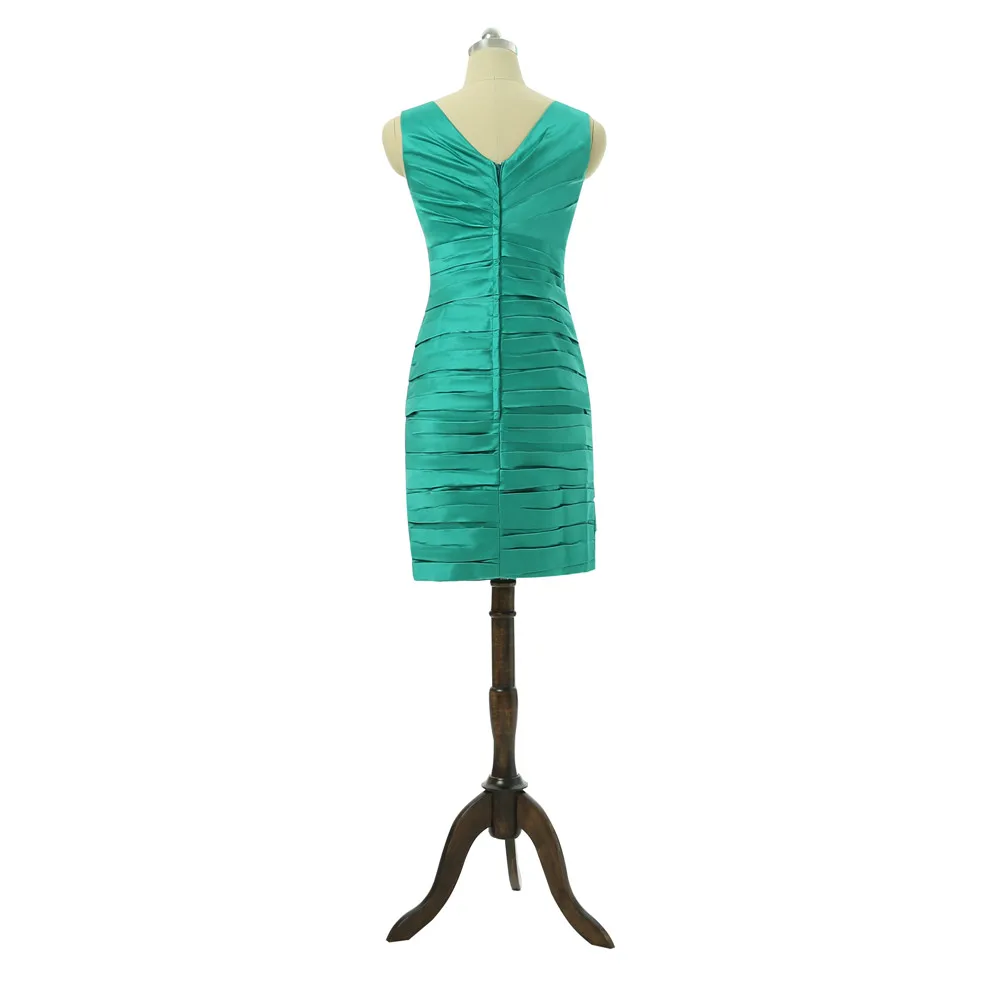 Размера плюс для матери невесты платья женщин Оболочка по колено с кружевом