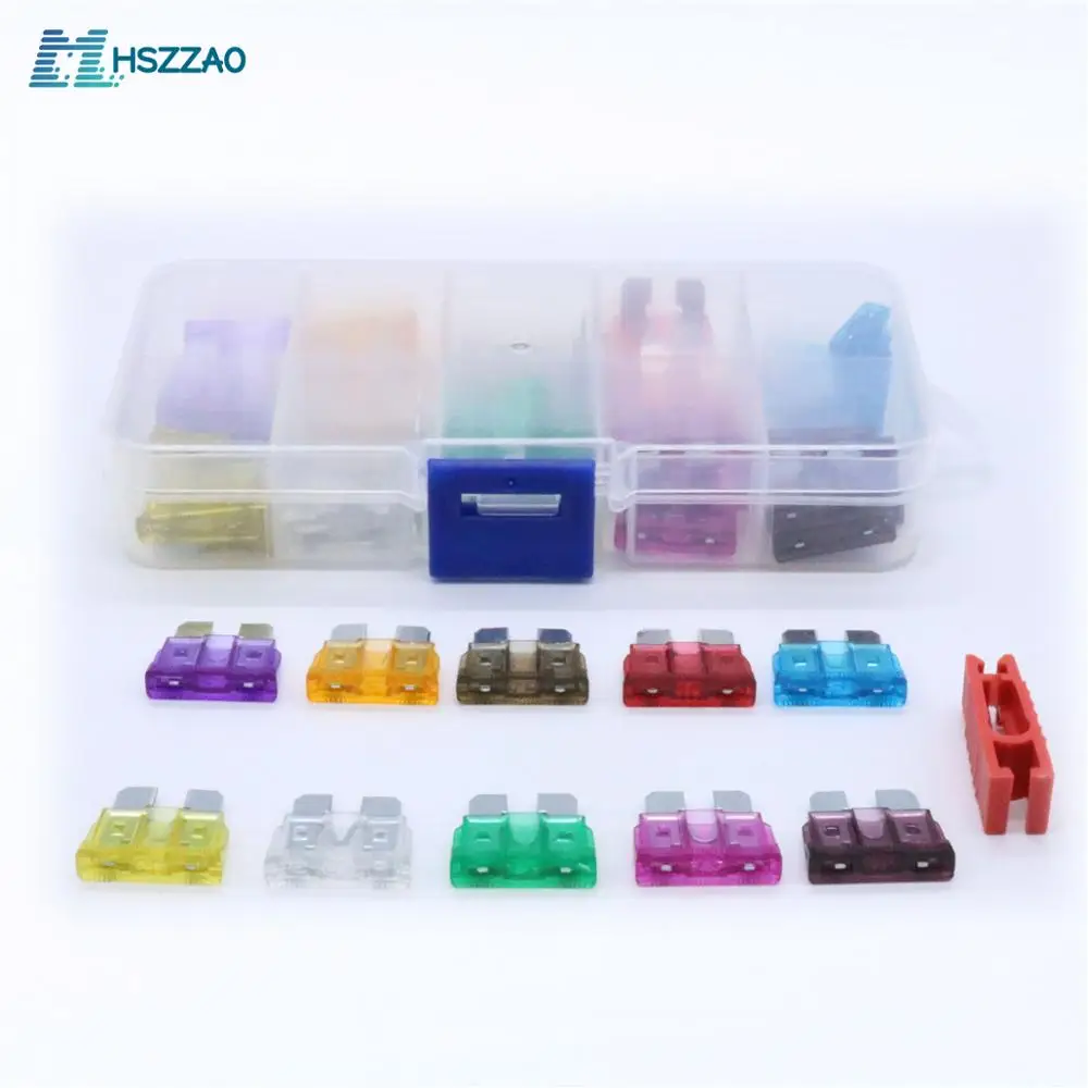 50 шт микс разных Автомобиль Мотоцикл для грузовиков полоска предохранитель