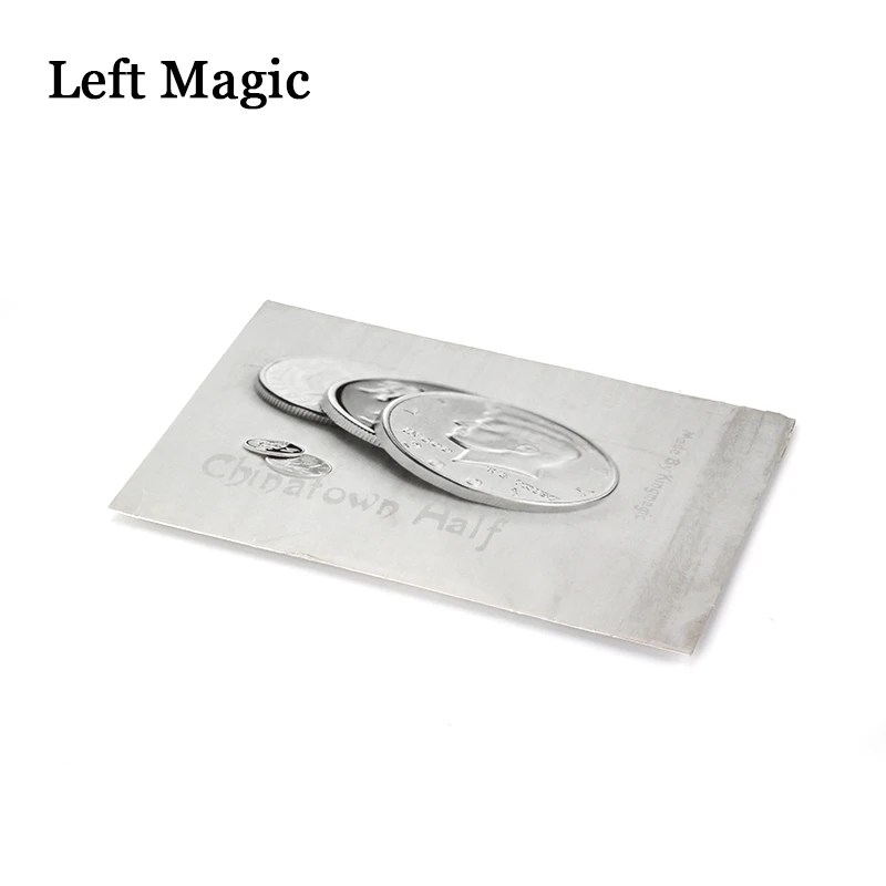 Центр китайского наполовину волшебной монета для фокусов реквизит доллар Fuuny