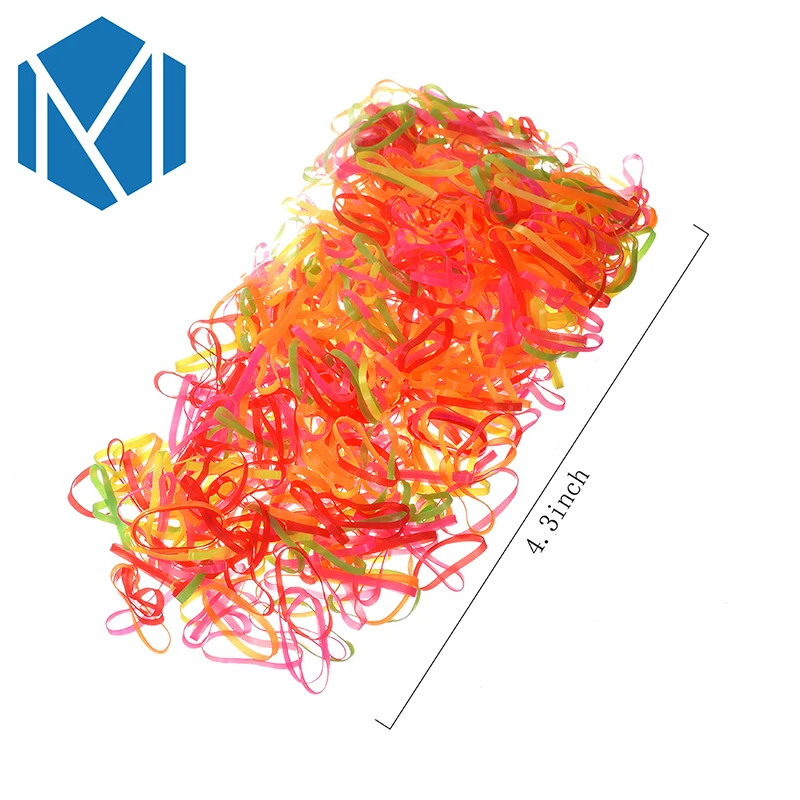 Детские Одноразовые эластичные ленты для волос из ТПУ 2000/600 шт./пакет держатель