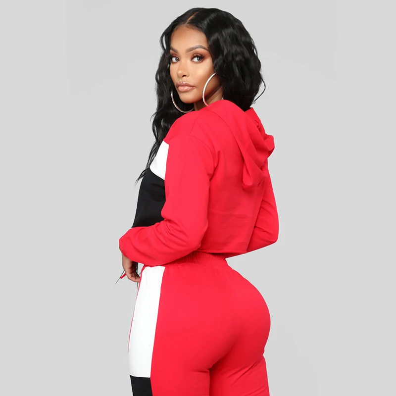 Женский спортивный костюм amberhear толстовка с капюшоном + штаны из 2 предметов