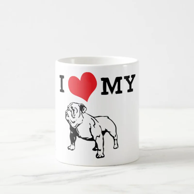 Кофейная кружка Bulldog Mom Peronalize it! 11 унций день рождения матери отцов рождественские