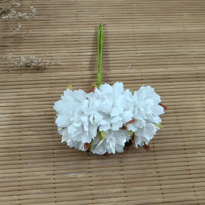 O envio gratuito DE 6 unids margarida flores artificiais seda buque para casamento banquete decoracao diy acessor | Дом и сад