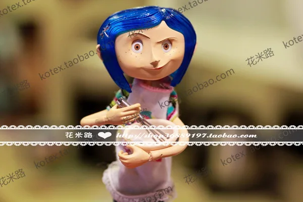 NECA детские игрушки Коралина и секретная дверь куклы, фигурка 7 дюймов плащи версия Caroline Girl Рождественский подарок