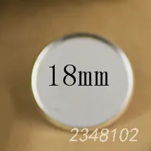 Silver 18mm 20 шт Винтажная заколка для волос, заколки, пряжки, крепежи 12 мм кабошон камея пустая основа лоток ободок DIY Hearwear ювелирных изделий - Цвет: Silver 18mm
