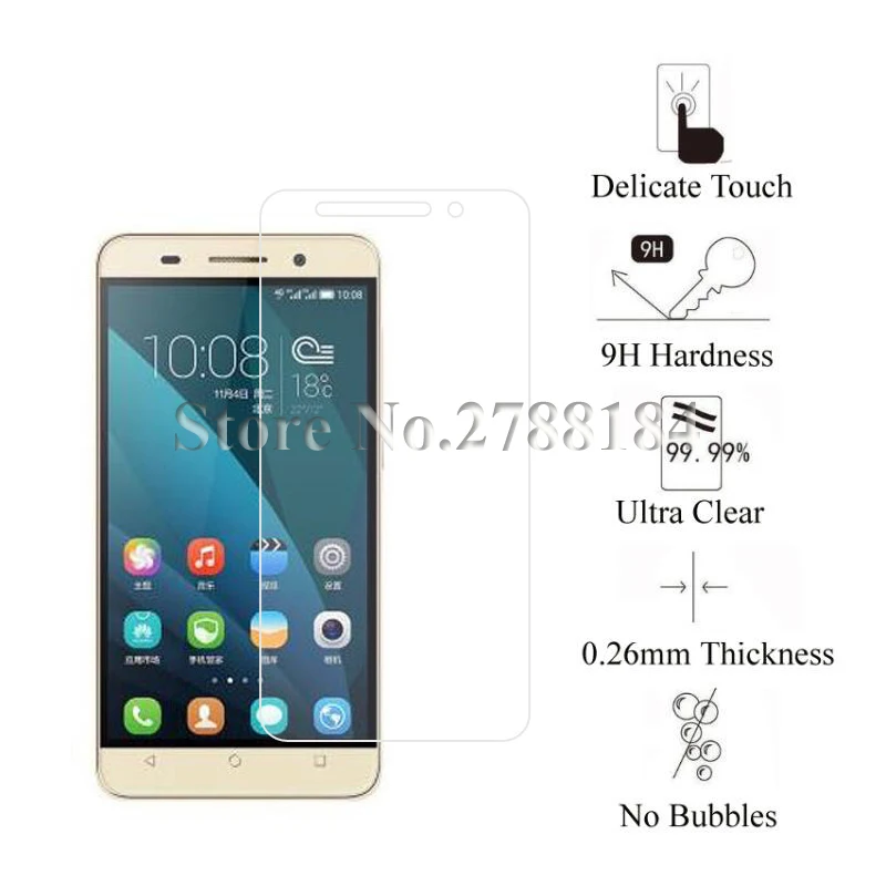 2 шт. абсолютная новинка! Премиум закаленное Стекло для huawei Honor 4X Che2-L11 Экран протектор Защитная пленка, стекло для huawei Honor 4X Стекло