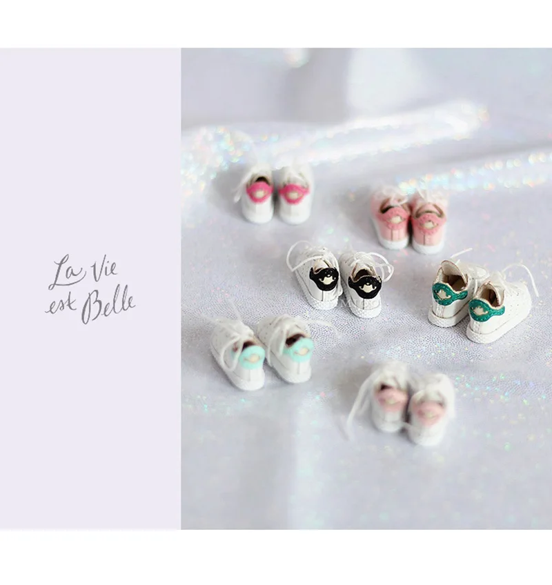 1 пара Blyth Lai Dolls Белая обувь крутые кроссовки для кукол Белая обувь для скейтборда blyth Azone Holala Jerryberry Momoko doll