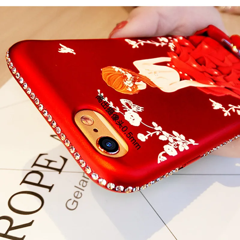 Phone Cases For iPhone Xs Max X Xr 7 6 8 6S Plus 5 5s Case Glitter Soft Silicone Color Diamond Bling Girl TPU Cover |