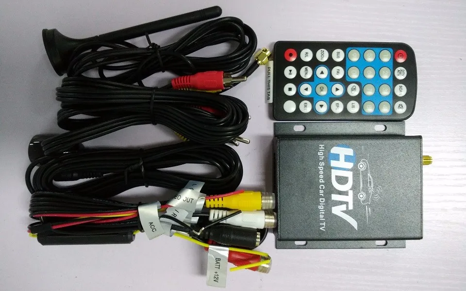 12 V-24 V автомобиль ATSC Северная Америка цифровой ТВ ресивер Full один сегмент с Антенна тюнера