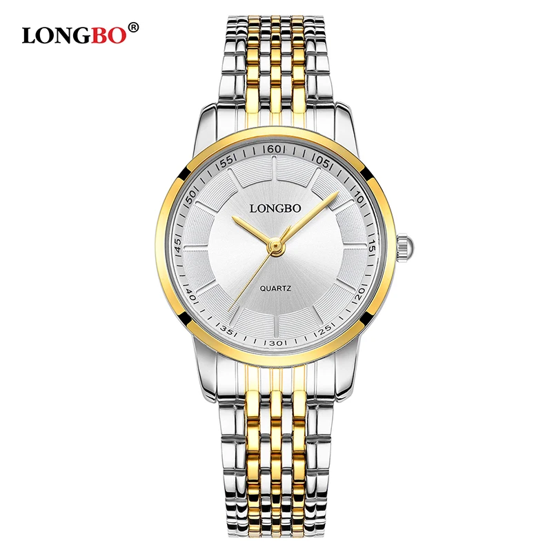 Reloj 2018 LONGBO роскошные женские часы модные повседневные кварцевые наручные из