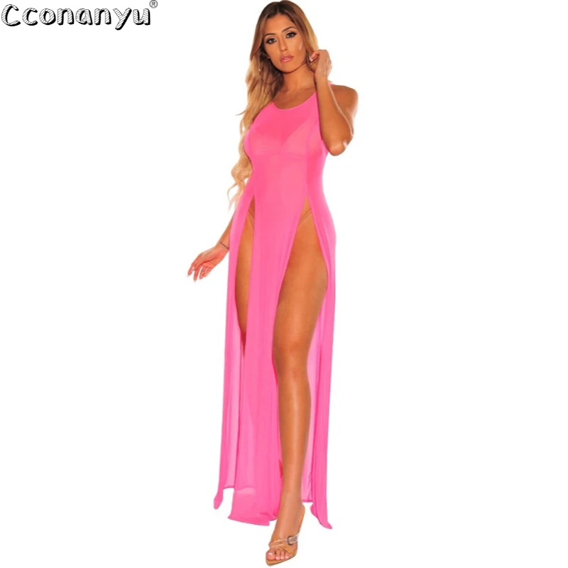 Летние пляжные платья женское Сетчатое платье 2019 сексуальный купальник накидка