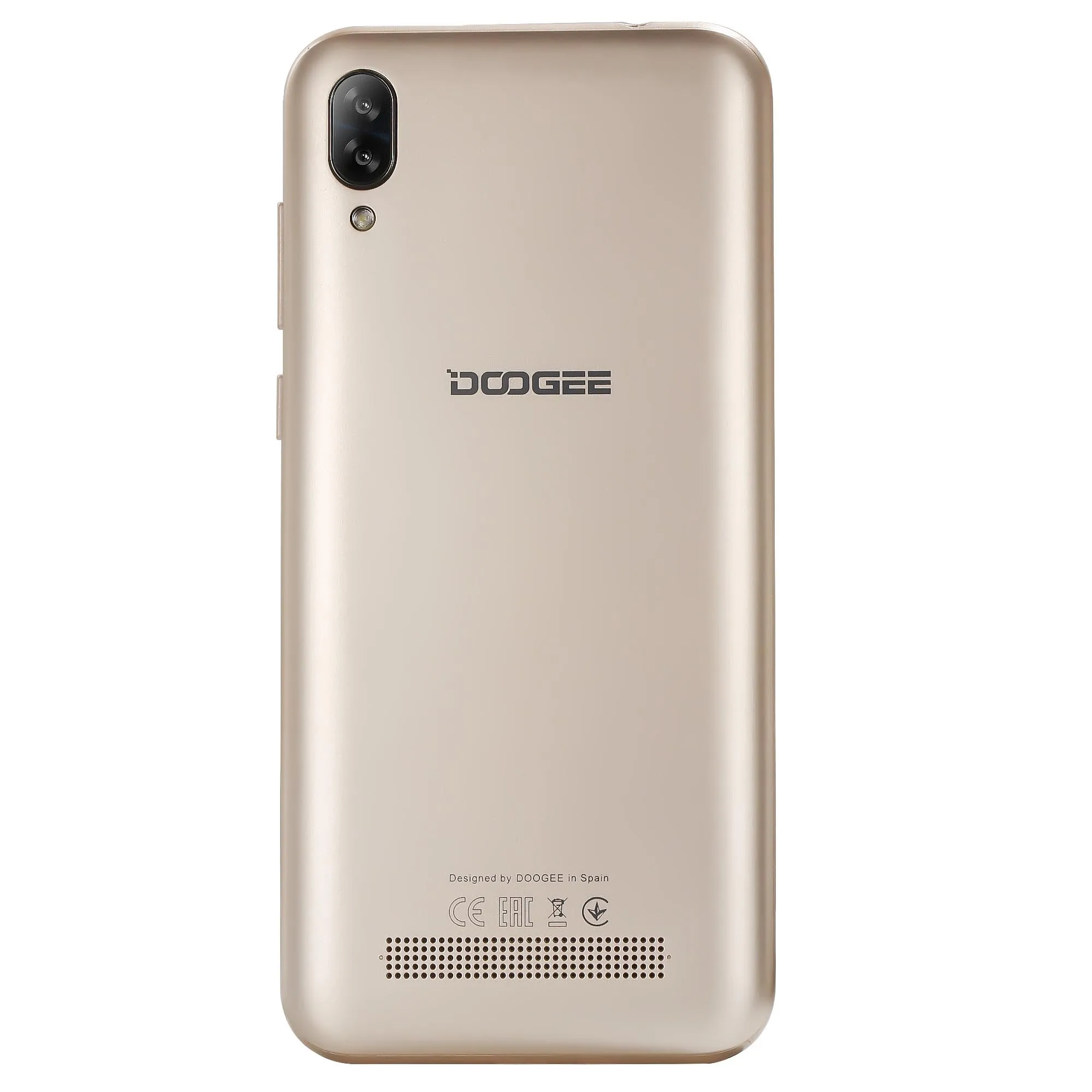 DOOGEE Y8c Android 8,1 6,1 дюймов 19:9 экран смартфон MTK6580 1 ГБ ОЗУ 16 Гб ПЗУ 3400 мАч две sim-карты 8 Мп+ 5 Мп WCDMA мобильный телефон - Цвет: Золотой
