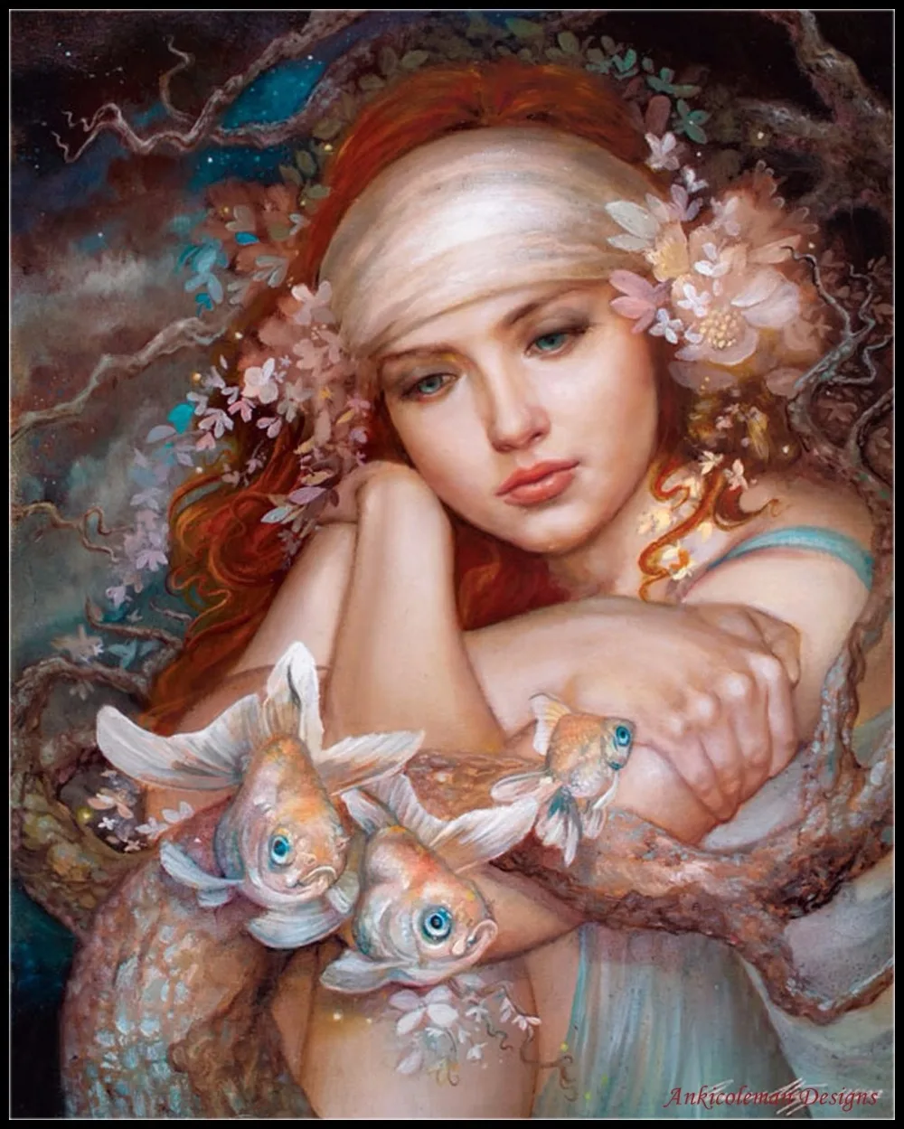 

Needlework Full embroidery 100% Cotton DIY Craft DMC Quality Counted Cross Stitch Kit Oil Painting Antiquated Thoughts