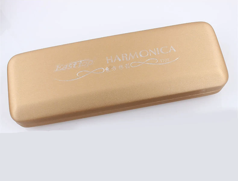 Easttop Harmonica 22 Отверстия тремоло арфа Фосфорная бронза трости Ключ C утолщение