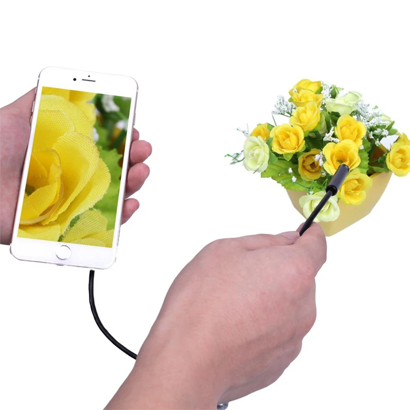 Android IOS USB 720P 8 мм Wifi эндоскоп 1 м 2 3 5 Водонепроницаемая мини камера бороскоп для