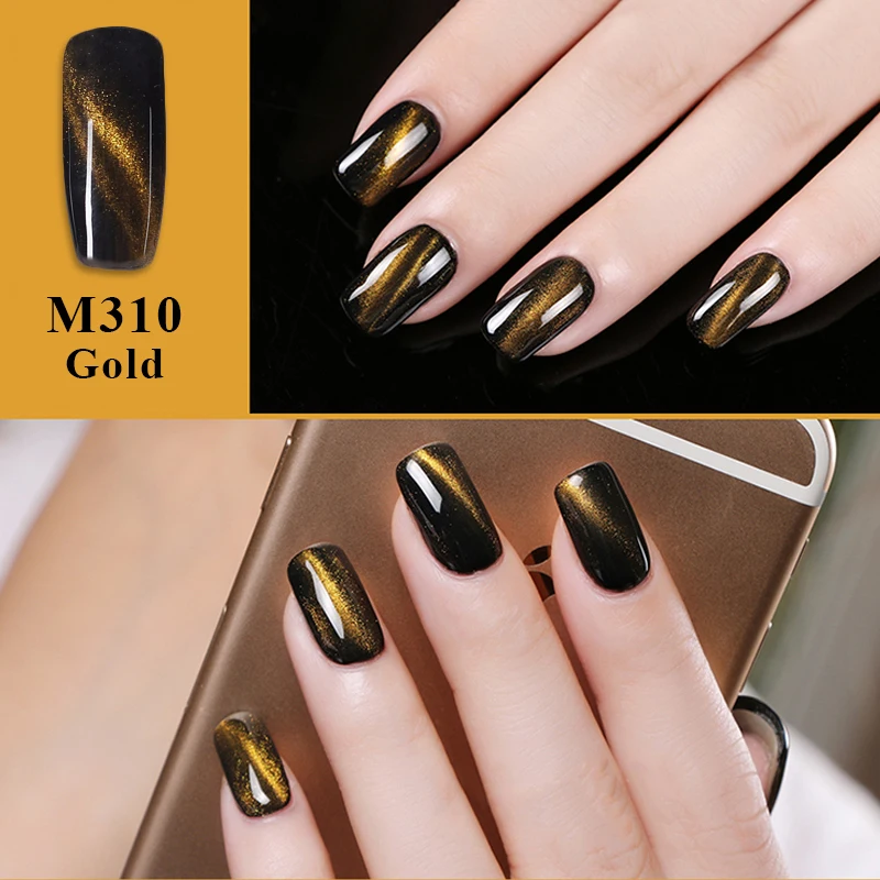 Магнитный Гель лак для кошачьих глаз 10 мл светодиодный Полупостоянный