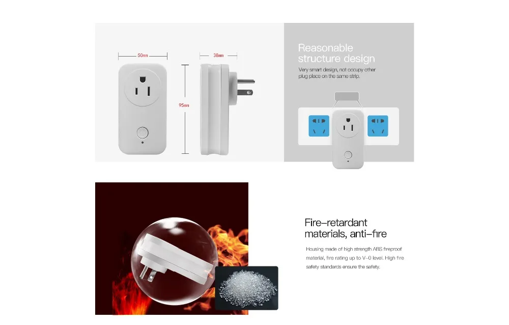 Vstarcam умная Wi-Fi розетка умная розетка работает с Amazon Alexa Echo Google Home Apple HomeKit дистанционное управление ВКЛ/ВЫКЛ