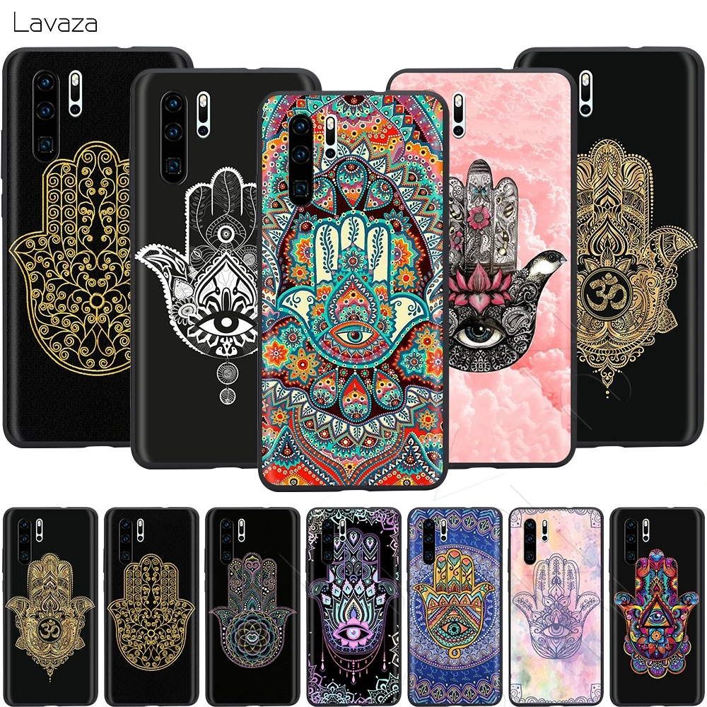 Lavaza Hamsa Hand of Fatima Case for Huawei Mate Y7 Y9 P8 P9 P10 P20 P30 P40 Max Lite Pro P Smart Mini |