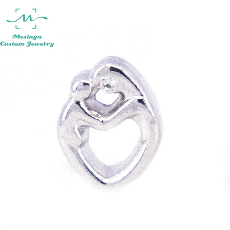 10 шт Серебряный ребенок Мама Любовь пользовательские Плавающие Подвески для