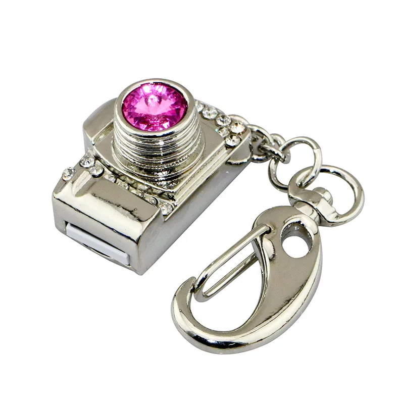 Кристальный брелок, USB флеш-накопитель, 128 ГБ, металлическая камера, ручка-накопитель, 4 ГБ, 8 ГБ, 16 ГБ, 32 ГБ, 64 ГБ, флешка, карта памяти, USB 2,0, U диск