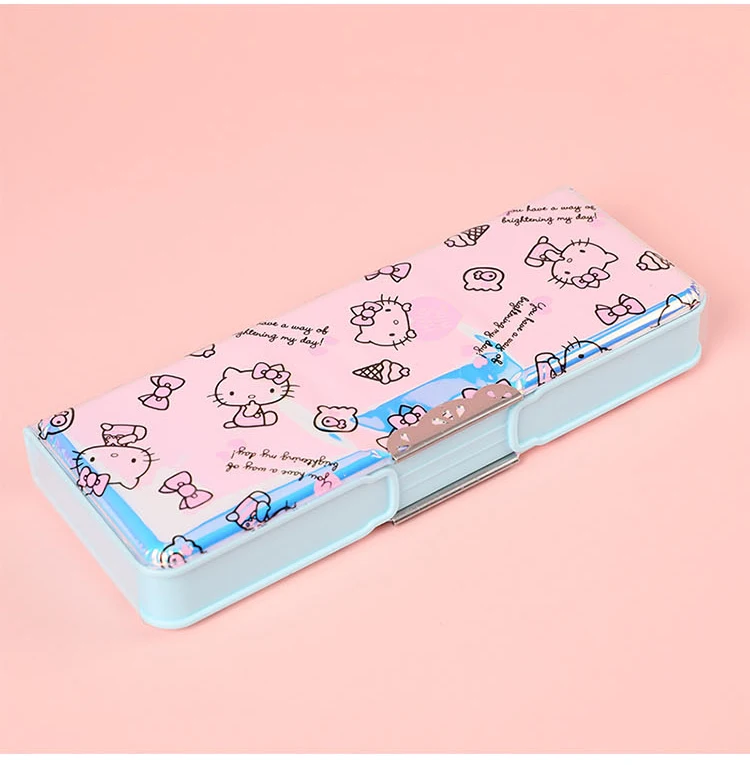 Чехол для карандашей hello kitty кубовидный канцелярский чехол ПВХ чехол для карандашей с точилкой
