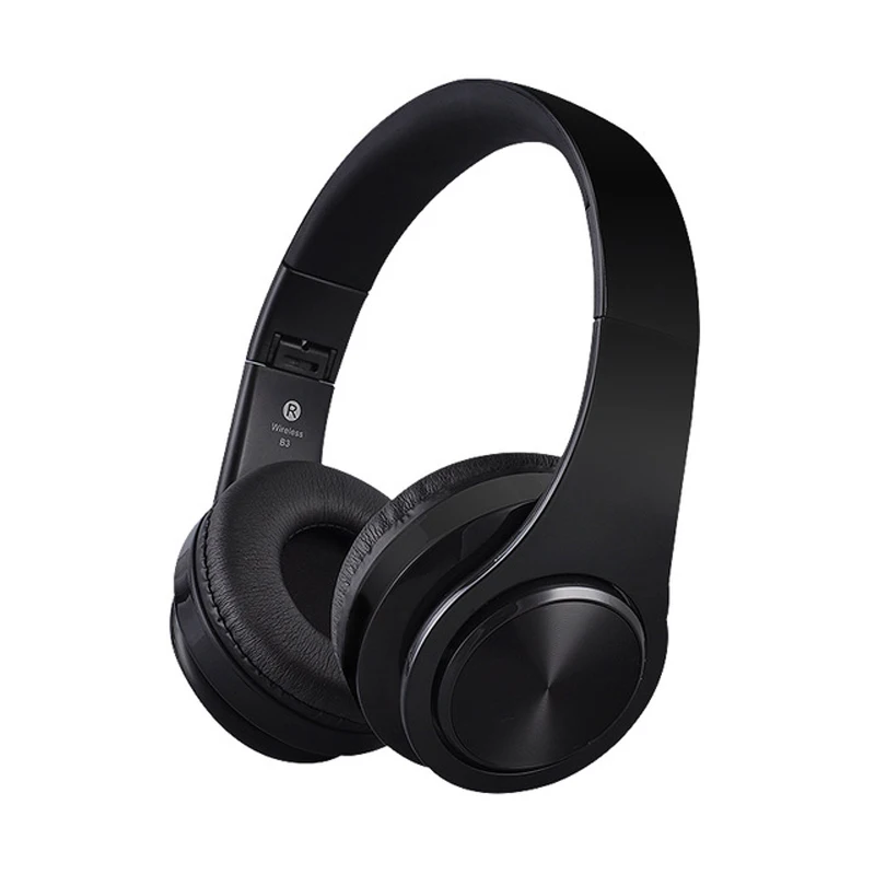 Стерео наушники с громкой связью, аудио наушники, bluetooth-гарнитура, беспроводные наушники для компьютера, ПК, Aux, головной телефон