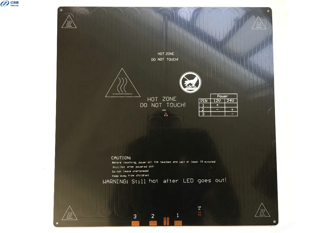 Anycubic Anet A8 Ender 3 Prusa I3 Mk3 нагревательный стол для 3D принтера Tornado3D принтер горячий 400