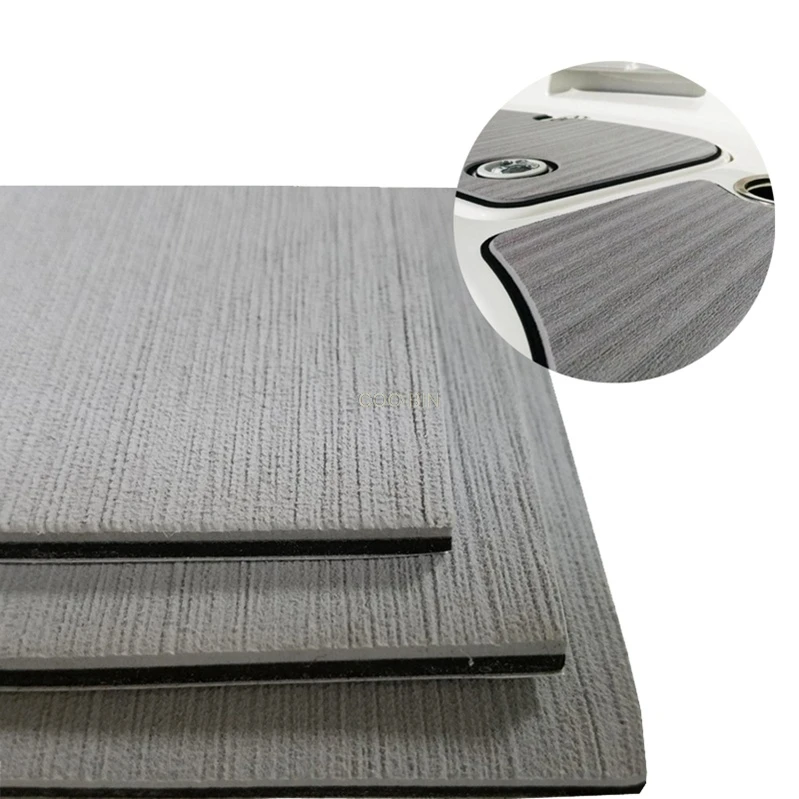 2400*600*6 мм серый синтетический Тиковый настил для RV яхты лодки из ЭВА морской