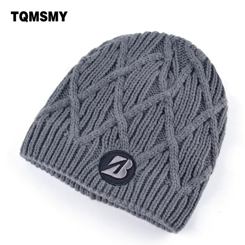 Мужская шапка с вышитыми буквами skullies женские зимние шапки двухслойная в стиле