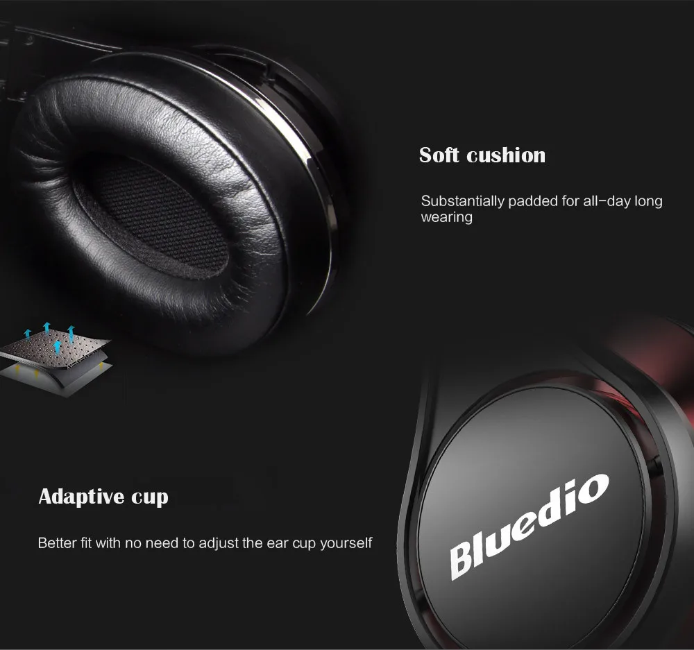 Bluedio НЛО 3D Бас Bluetooth Гарнитура Запатентованная 8 Водителей HiFi накладные наушники Беспроводные Наушники для мобильного телефона и музыка