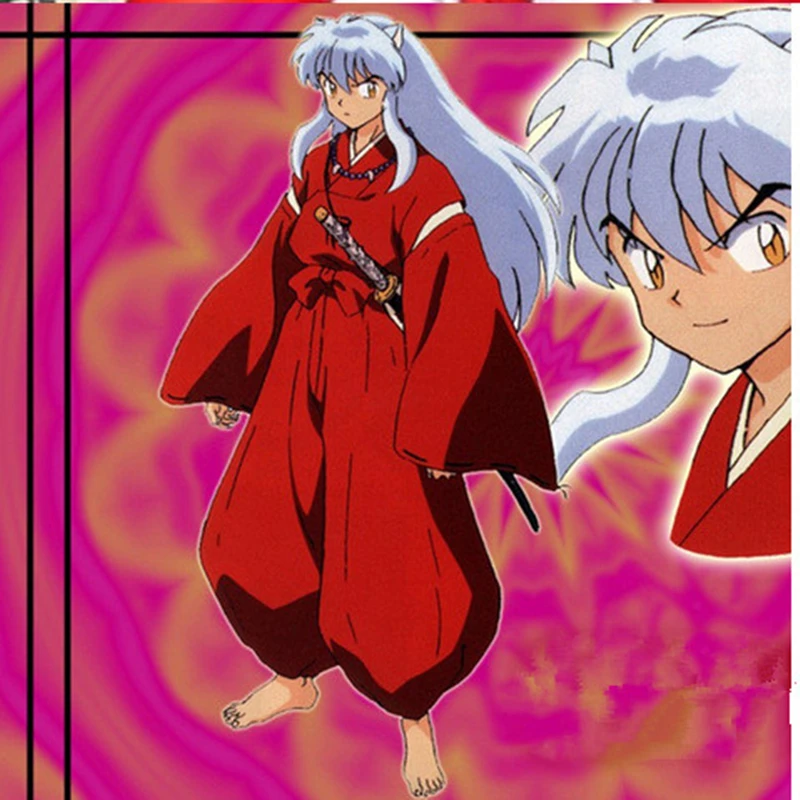 Аниме Inuyasha Косплей Platycodon Grandiflorum японское кимоно для взрослых Хэллоуин Вечеринка