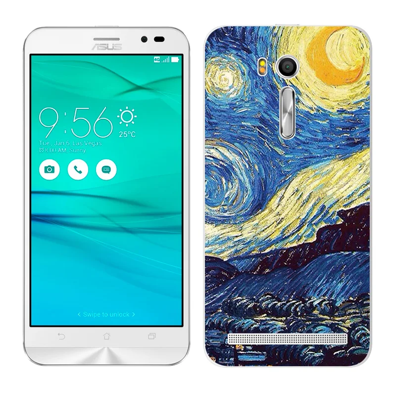 Чехол для Asus Zenfone Go ZB552KL мягкие ТПУ чехлы телефонов чехол силиконовые с масляной